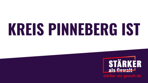 Logo - Kreis Pinneberg ist stärker als Gewalt