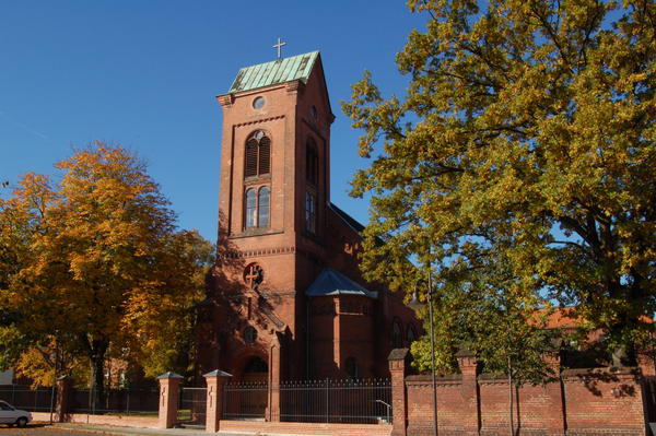Eine Kirche in Wittenberge.