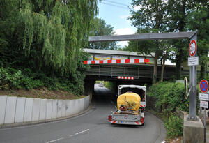 Bild vergr&ouml;&szlig;ern: Der Geschwister-Scholl-Tunnel im Juni 2024 - die Durchfahrt von der K&ouml;nigstra&szlig;e aus gesehen.