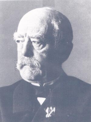 Bild vergr&ouml;&szlig;ern: Otto von Bismarck - Schwarz-Wei&szlig;-Portr&auml;t
