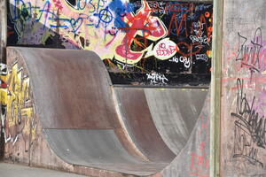 Bild vergr&ouml;&szlig;ern: Detaliansicht einer Skateanlage